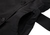 yoshie inaba JAPAN. Black Nylon Cotton Belted Coat