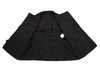 yoshie inaba JAPAN. Black Nylon Cotton Belted Coat