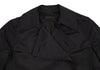 yoshie inaba JAPAN. Black Nylon Cotton Belted Coat