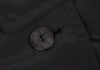 yoshie inaba JAPAN. Black Nylon Cotton Belted Coat