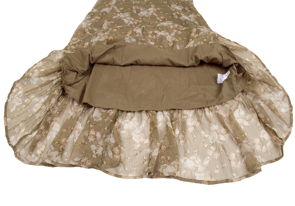 Ralph Lauren  NY. Denim & Supply. Beige Floral Printed Cami Dress
