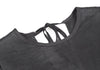 BEAUTY & YOUTH UNITED ARROWS JAPAN. Charcoal Linen Sleeveless Tiered Dress