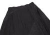 BEAUTY & YOUTH UNITED ARROWS JAPAN. Charcoal Color Linen Drape Flare Skirt