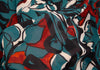 TOMORROWLAND JAPAN. collection Black, Green Abstract Printed Turtle Neck Blouse Black, Green