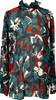 TOMORROWLAND JAPAN. collection Black, Green Abstract Printed Turtle Neck Blouse Black, Green