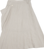 YOHJI YAMAMOTO JAPAN. Y'S. Beige Linen Asymmetric Skirt