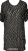 ISSEY MIYAKE JAPAN. Black Dot Print Wrinkled Pleats Shirt