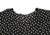 ISSEY MIYAKE JAPAN. Black Dot Print Wrinkled Pleats Shirt