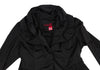 MARITHE + FRANCOIS GIRBAUD Paris. Black Gather Poly Coat