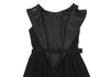 Issey Miyake Japan. Zucca. Black Cotton Rayon Sleeveless Belted Dress
