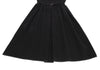 Issey Miyake Japan. Zucca. Black Cotton Rayon Sleeveless Belted Dress