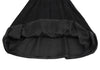 Issey Miyake Japan. Zucca. Black Cotton Rayon Sleeveless Belted Dress