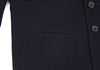 YOHJI YAMAMOTO JAPAN. Y's Wool Hem  Navy Asymmetry Jacket