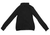 ISSEY MIYAKE JAPAN. Sunaokuwahara I.S. Black Rayon Round Collar Stretch Shirt