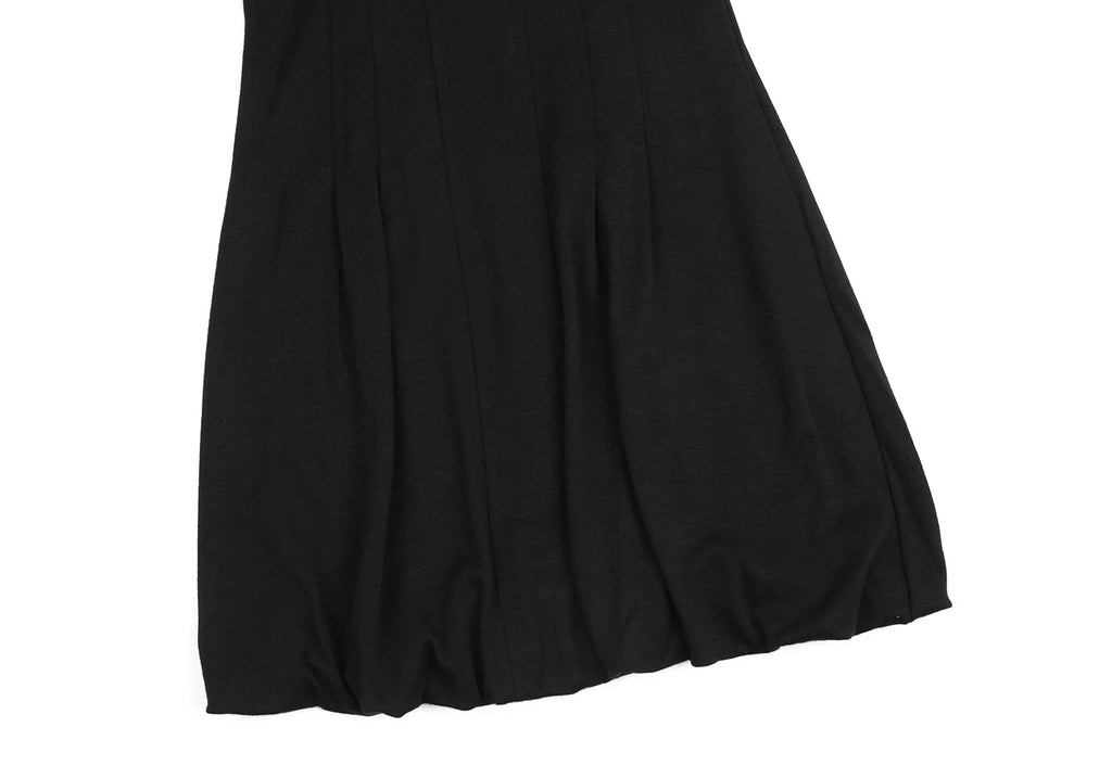 MaxMara  Italy. SPORTMAX. Black Puff Sleeves Wool Dress