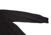 ISSEY MIYAKE JAPAN. zucca. Black Cotton Zipper Front Design Dress