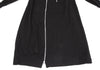 ISSEY MIYAKE JAPAN. zucca. Black Cotton Zipper Front Design Dress