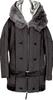 MARITHE + FRANCOIS GIRBAUD PARIS. Grey Rabbit Fur Hoodie Jacket.  MANY MORE FURS AND FAUX FUR IN STORE NOW