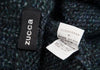 ISSEY MIYAKE JAPAN. zucca Green/Grey Wool Acrylic Low Gauge Cardigan