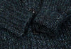ISSEY MIYAKE JAPAN. zucca Green/Grey Wool Acrylic Low Gauge Cardigan