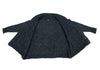 ISSEY MIYAKE JAPAN. zucca Green/Grey Wool Acrylic Low Gauge Cardigan