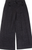 SONIA RYKIEL PARIS. Charcoal Color Wool Sailor Wide Pants