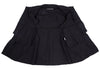 ISSEY MIYAKE JAPAN. sunaokuwahara Dyed Navy Cotton Shirt Coat