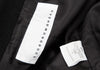 ISSEY MIYAKE JAPAN. sunaokuwahara Black Lamb Wool Blend Lining Tape Design Peacoat