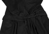 ISSEY MIYAKE JAPAN. zucca Dyed Black Cotton Trench Coat