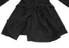 ISSEY MIYAKE JAPAN. zucca Dyed Black Cotton Trench Coat