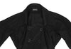 ISSEY MIYAKE JAPAN. zucca Dyed Black Cotton Trench Coat