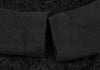 ISSEY MIYAKE JAPAN. HaaT Line. Black Alpaca Blended Fur Switching Blouson / Jacket