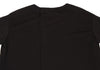 A/T ATSURO TAYAMA JAPAN. Black Pleated Switching Pullover Dress