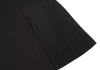 A/T ATSURO TAYAMA JAPAN. Black Pleated Switching Pullover Dress
