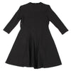 Alexander McQUEEN UK. Charcoal Color Curve Zipper Dress
