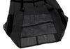 Sybilla Madrid. Black Velor Lattice Short Sleeve Dress