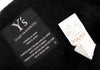 YOHJI YAMAMOTO JAPAN. Y's Wool Nylon Black Long Knit Jacket