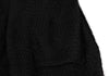 YOHJI YAMAMOTO JAPAN. Y's Wool Nylon Black Long Knit Jacket