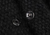 YOHJI YAMAMOTO JAPAN. Y's Wool Nylon Black Long Knit Jacket