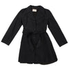 Max Mara ITALY. MAX&Co. Black Nylon Belted Half Coat
