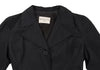 Max Mara ITALY. MAX&Co. Black Nylon Belted Half Coat