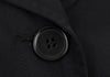 Max Mara ITALY. MAX&Co. Black Nylon Belted Half Coat