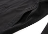 COMME des GARCONS JAPAN. Wool Stitched Black Trench Coat