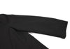 COMME des GARCONS JAPAN. Wool Stitched Black Trench Coat