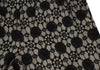 Yohji Yamamoto Japan. Y's for Living. Grey/Black Printed Lace Pattern Cotton Wide Pants