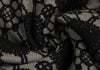 Yohji Yamamoto Japan. Y's for Living. Grey/Black Printed Lace Pattern Cotton Wide Pants