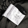 Yohji Yamamoto Japan. Y's for Living. Grey/Black Printed Lace Pattern Cotton Wide Pants