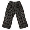Yohji Yamamoto Japan. Y's for Living. Grey/Black Printed Lace Pattern Cotton Wide Pants