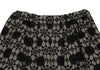 Yohji Yamamoto Japan. Y's for Living. Grey/Black Printed Lace Pattern Cotton Wide Pants