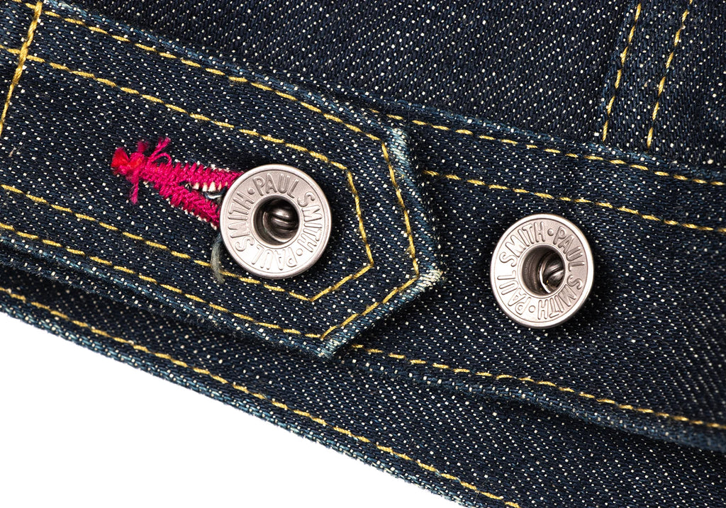 Paul Smith UK.  Indigo Selvedge DENIM Jeans Jacket